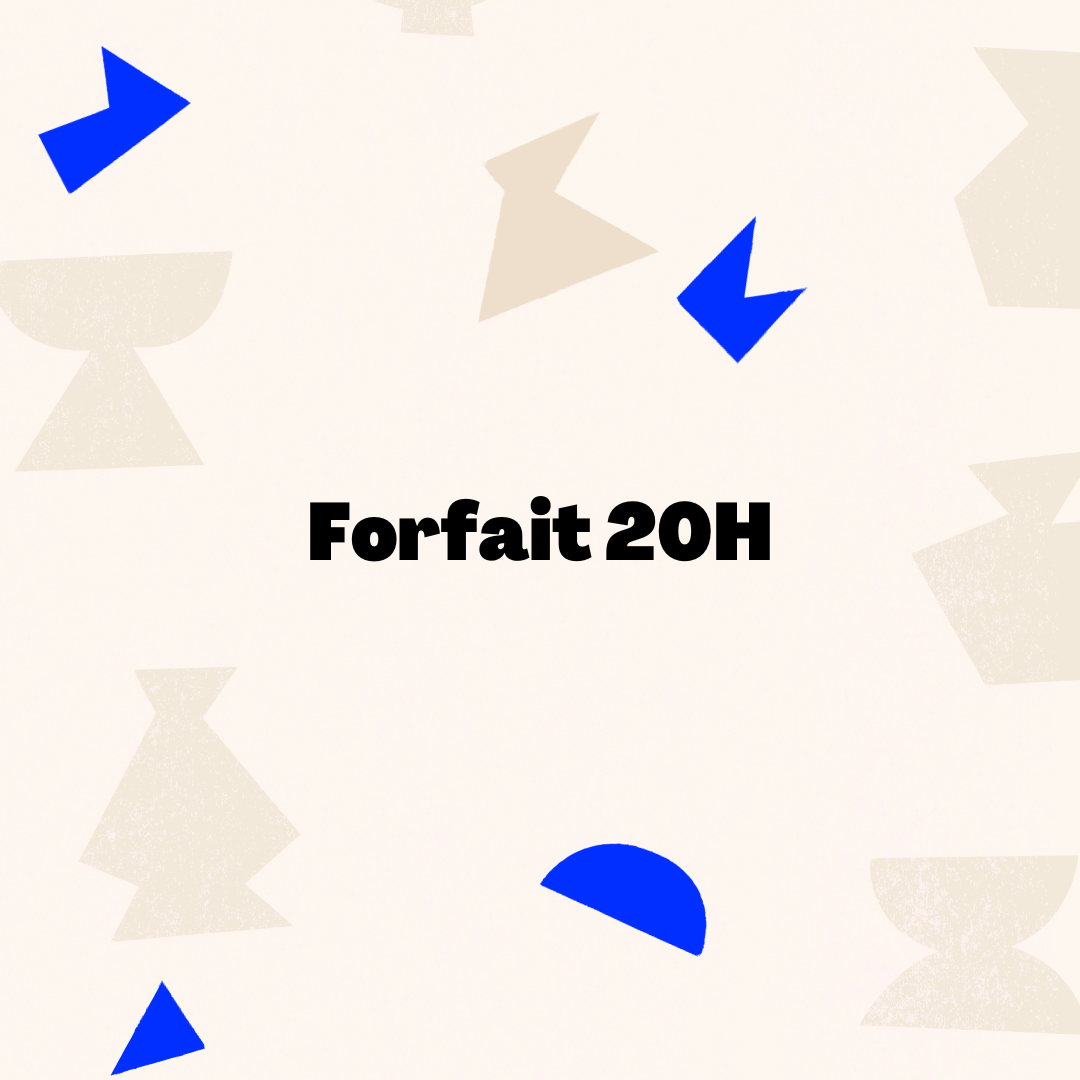 Forfait 20h • 2 mois
